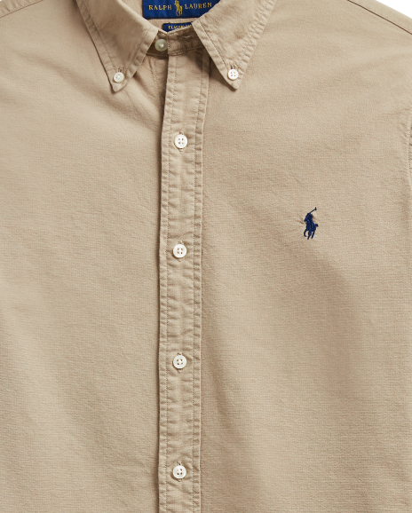 Ralph Lauren 服装染色牛津布衬衫