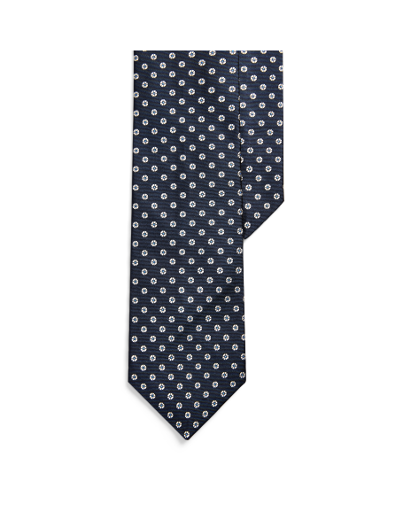 Ralph Lauren 几何图案真丝窄式领带