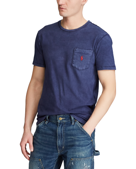 Ralph Lauren 定制修身版型口袋T恤