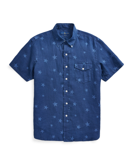 Ralph Lauren 经典版型五星亚麻布衬衫