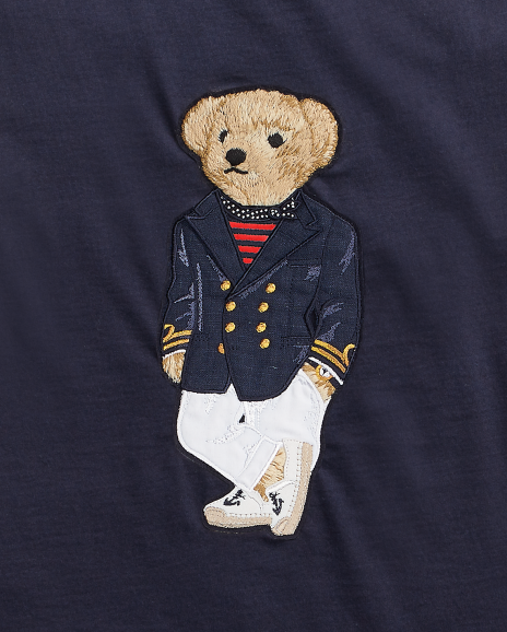 Ralph Lauren Polo小熊图案平纹针织T恤