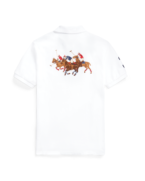 Ralph Lauren 马球运动员图案网布Polo衫