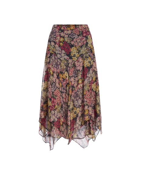 Ralph Lauren 花卉印花手帕式半身裙