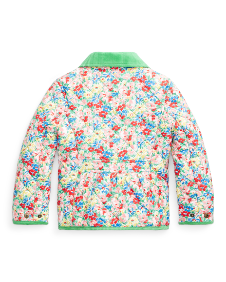 Ralph Lauren 花卉图案绗缝谷仓夹克