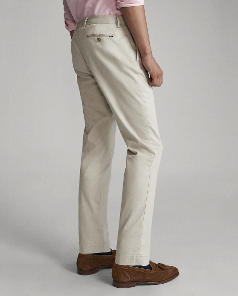 Ralph Lauren 弹力直筒版型奇诺裤