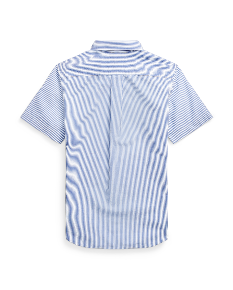 Ralph Lauren 条纹棉质泡泡纱衬衫