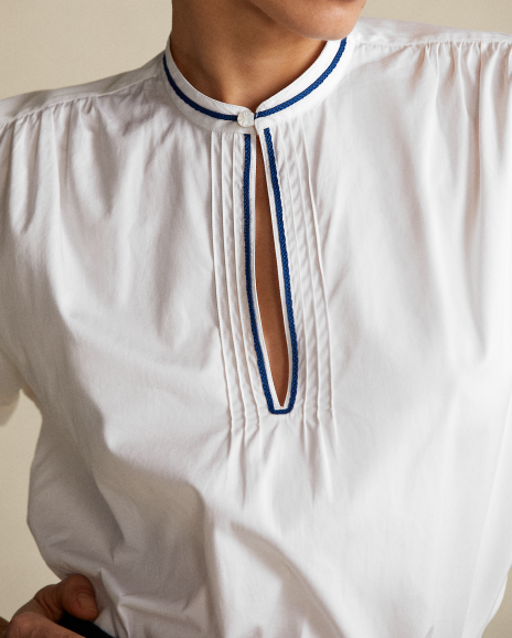 Ralph Lauren 刺绣棉质绒面衬衫