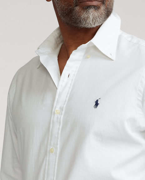 Ralph Lauren 经典版型斜纹布衬衫