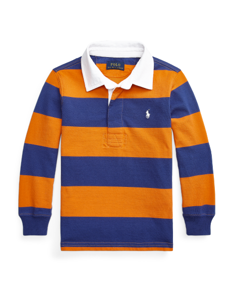 Ralph Lauren 条纹平纹针织橄榄球衫
