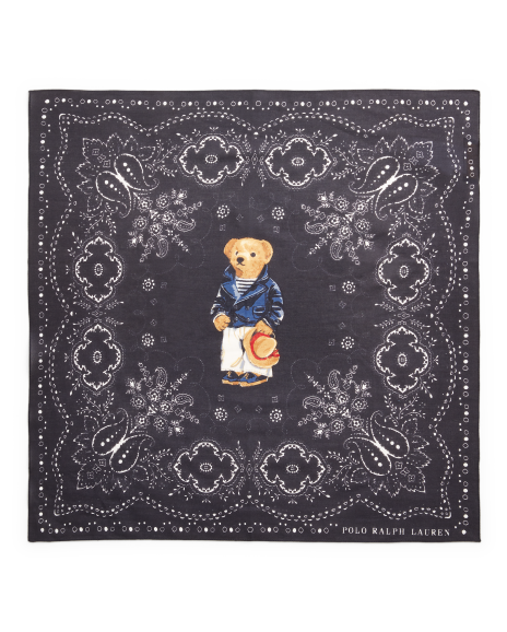 Ralph Lauren Polo Bear棉质大方巾