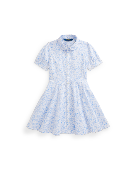 Ralph Lauren 花卉船锚衬衫式连衣裙