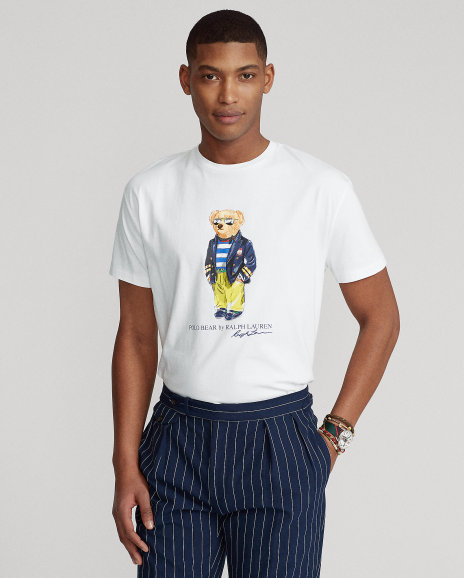 Ralph Lauren 船坞Polo Bear平纹针织T恤