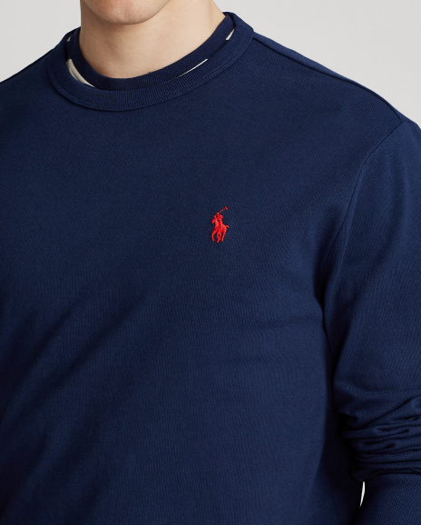 Ralph Lauren 经典版平纹针织长袖T恤