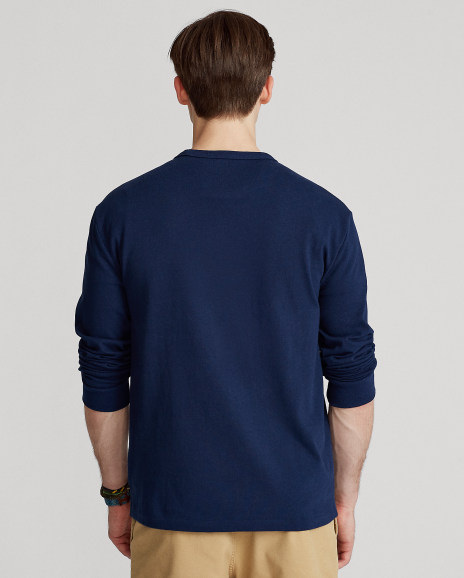 Ralph Lauren 经典版平纹针织长袖T恤