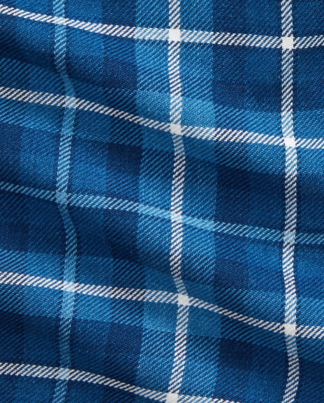 Ralph Lauren 经典版靛蓝斜纹布衬衫