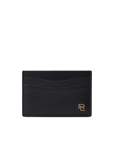 Ralph Lauren 金属徽标皮革卡夹