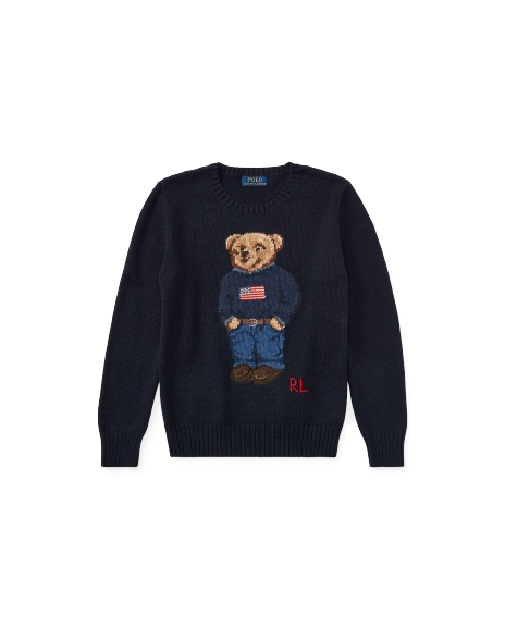Ralph Lauren Polo小熊棉质针织衫