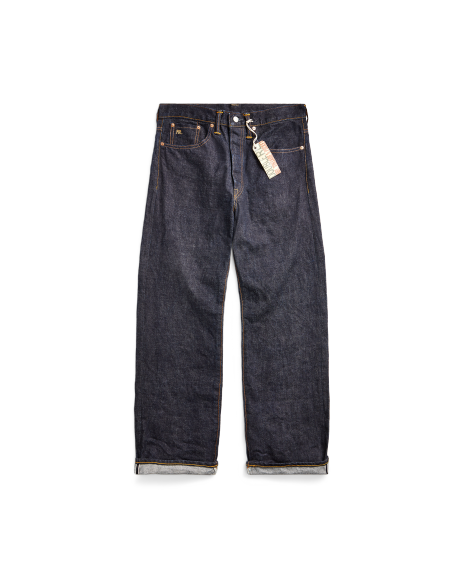 Ralph Lauren 复古五口袋版型镶边牛仔裤