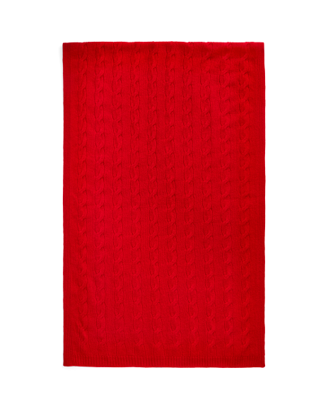 Ralph Lauren 绞花羊绒围巾