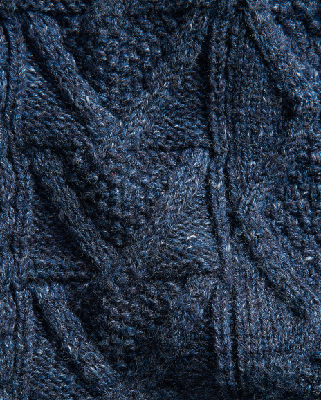 Ralph Lauren Aran 针织棉质针织开襟衫