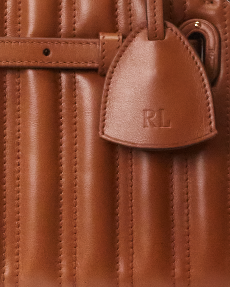 Ralph Lauren 绗缝小牛皮迷你RL50手袋