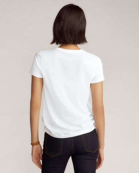 Ralph Lauren 修身版棉质圆领T恤