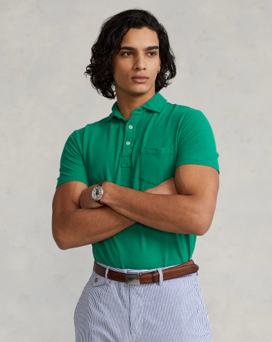 Ralph Lauren 定制修身版棉薄型Polo衫