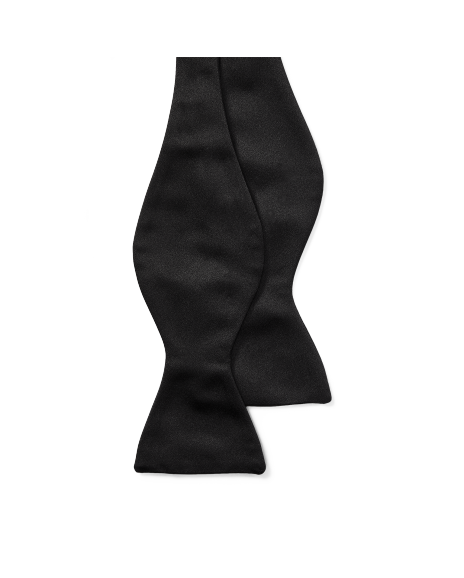 Ralph Lauren 黑色桑蚕丝绸缎领结