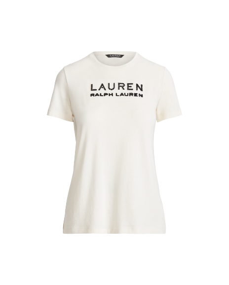 Ralph Lauren 宽松版徽标平纹针织T恤