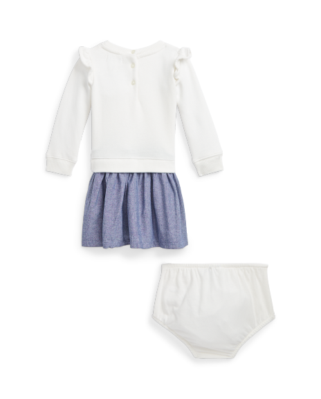 Ralph Lauren 运动衫式连衣裙和灯笼裤