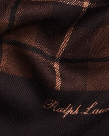 Ralph Lauren 格纹围巾