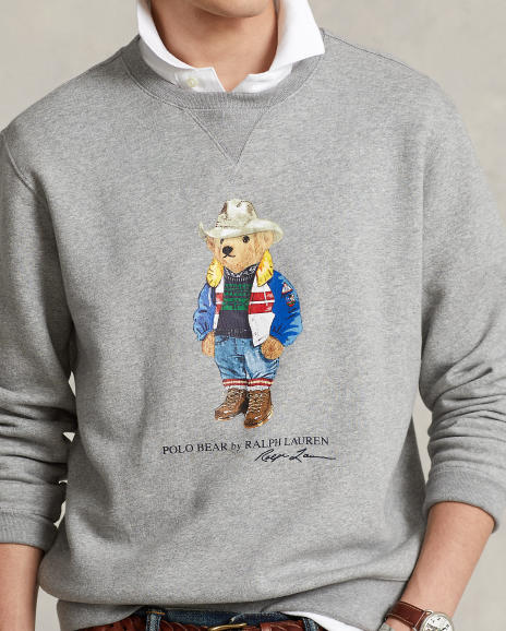 Ralph Lauren Polo Bear起绒布运动衫