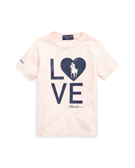 Ralph Lauren PINK PONY Live Love T恤