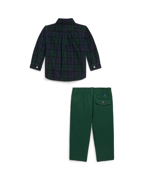 Ralph Lauren 衬衫和弹力裤套装
