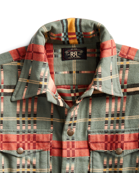 Ralph Lauren 格纹提花布外套式棉质衬衫