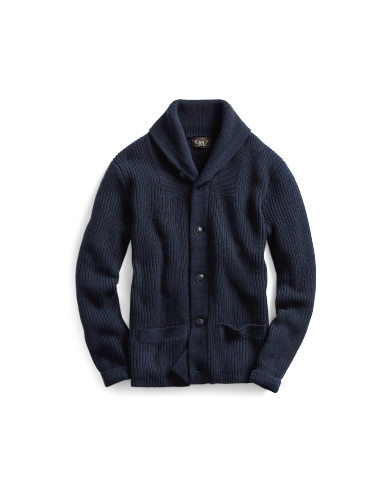 Ralph Lauren 常规版型羊绒青果领针织开襟衫