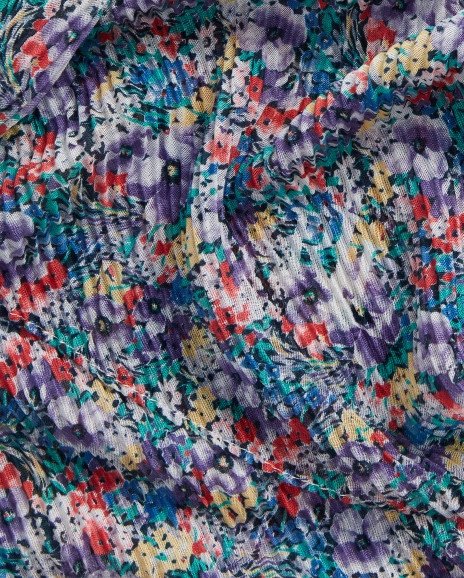 Ralph Lauren Camila褶裥花卉图案围巾