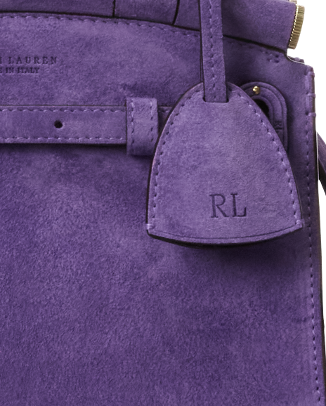 Ralph Lauren RL50绒面迷你手袋