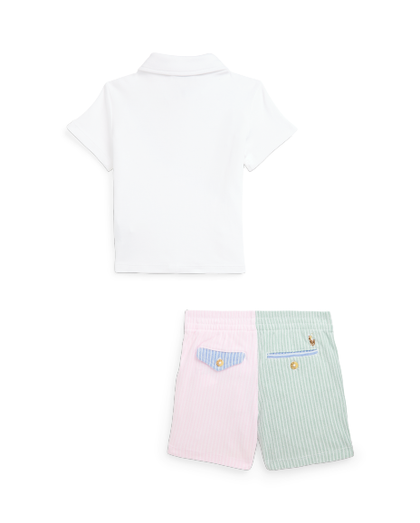 Ralph Lauren 棉Polo衫和短裤套装
