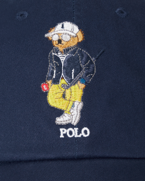 Ralph Lauren Polo Bear斜纹布棒球帽