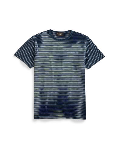 Ralph Lauren 棉质条纹平纹针织T恤