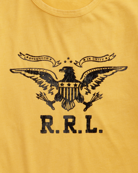 Ralph Lauren 徽标平纹针织T恤