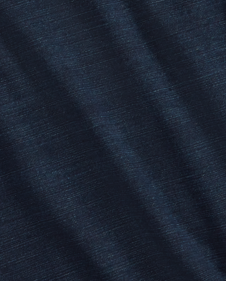 Ralph Lauren 靛蓝棉质毛圈布橄榄球衫