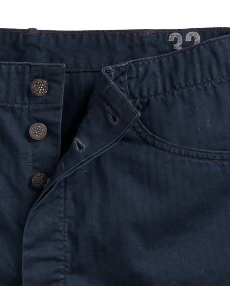 Ralph Lauren 经典版棉质人字斜纹布短裤