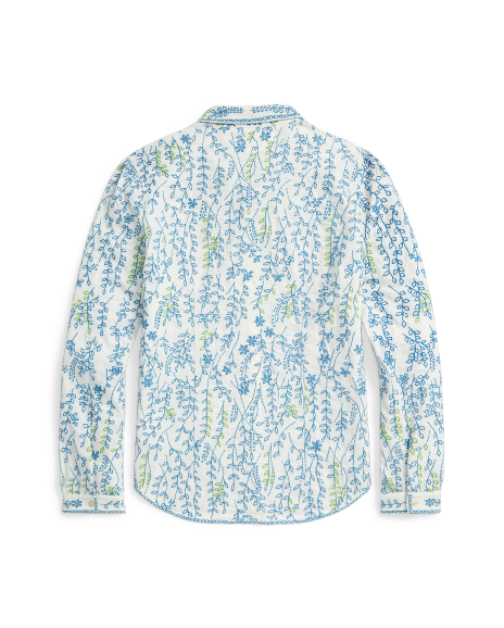 Ralph Lauren 花卉刺绣女式衬衫