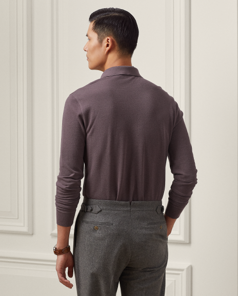 Ralph Lauren 羊毛珠地布Polo衫