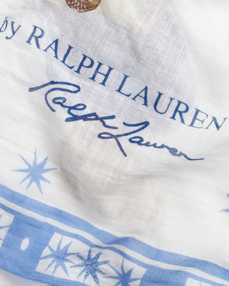 Ralph Lauren Polo Bear棉质围巾