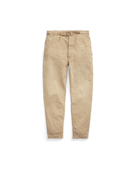 Ralph Lauren 褶裥宽松版棉帆布长裤