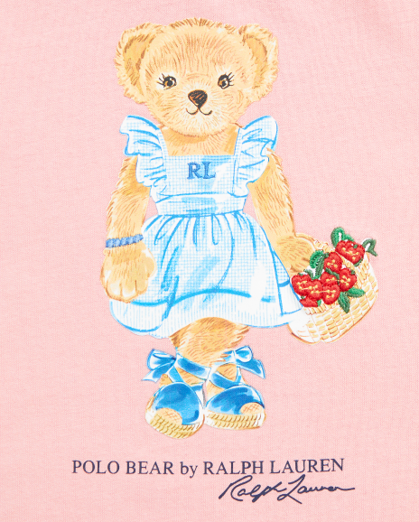 Ralph Lauren Polo Bear棉连衣裙和灯笼裤