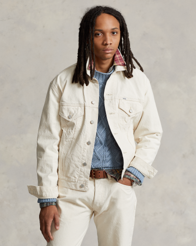 Ralph Lauren 宽松版棉卡车司机夹克